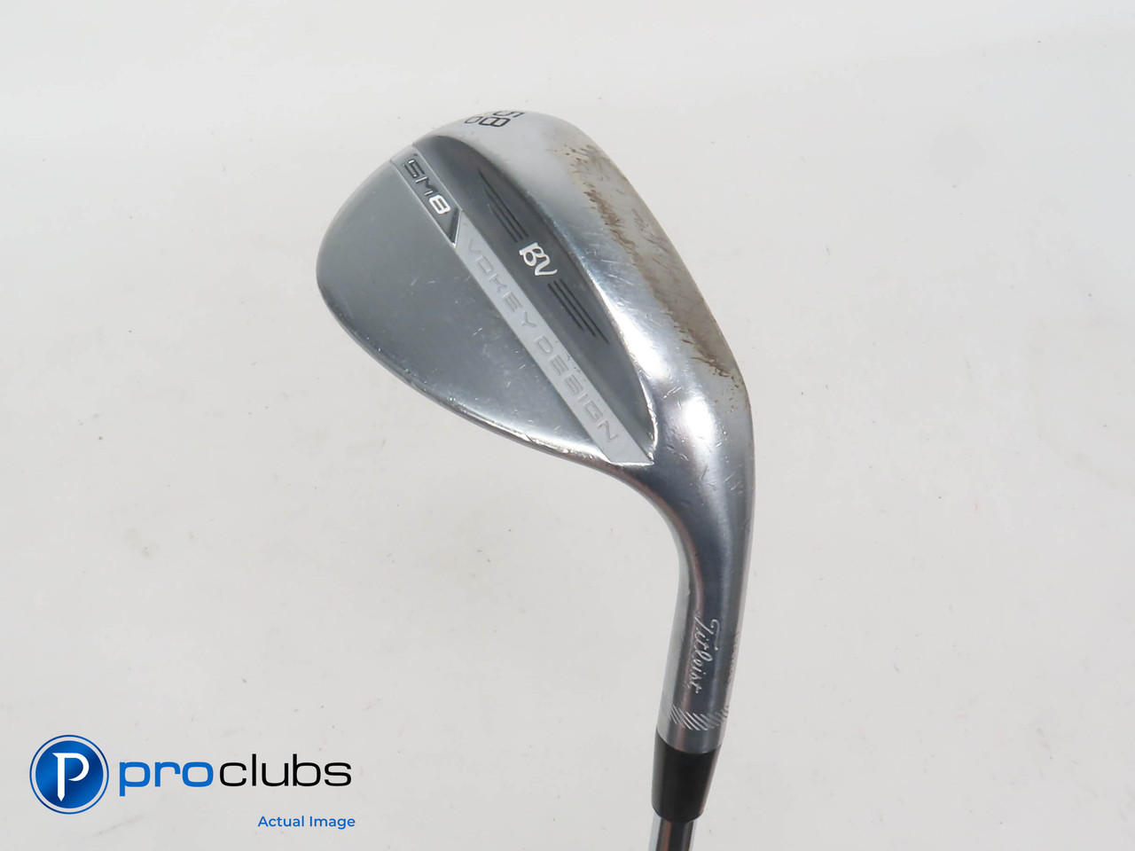 Titleist Vokey SM8 58*(12*) Wedge D-Grind Chrome - Vokey Wedge Flex - 345319